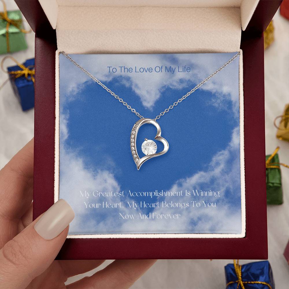 To The Love Of My Life, Pendant Necklace, Wife, Anniversary, Birthday, Gift For Her