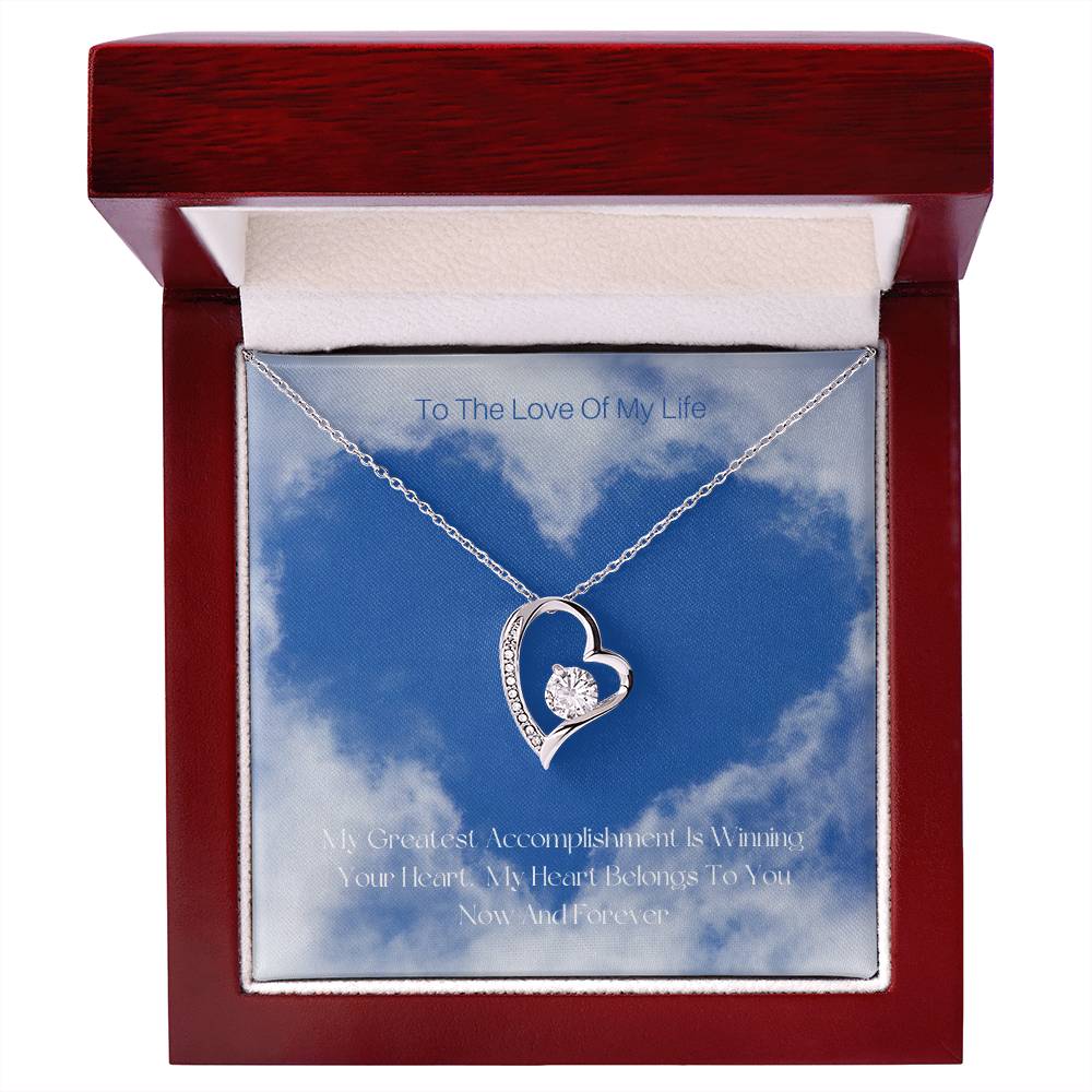 To The Love Of My Life, Pendant Necklace, Wife, Anniversary, Birthday, Gift For Her