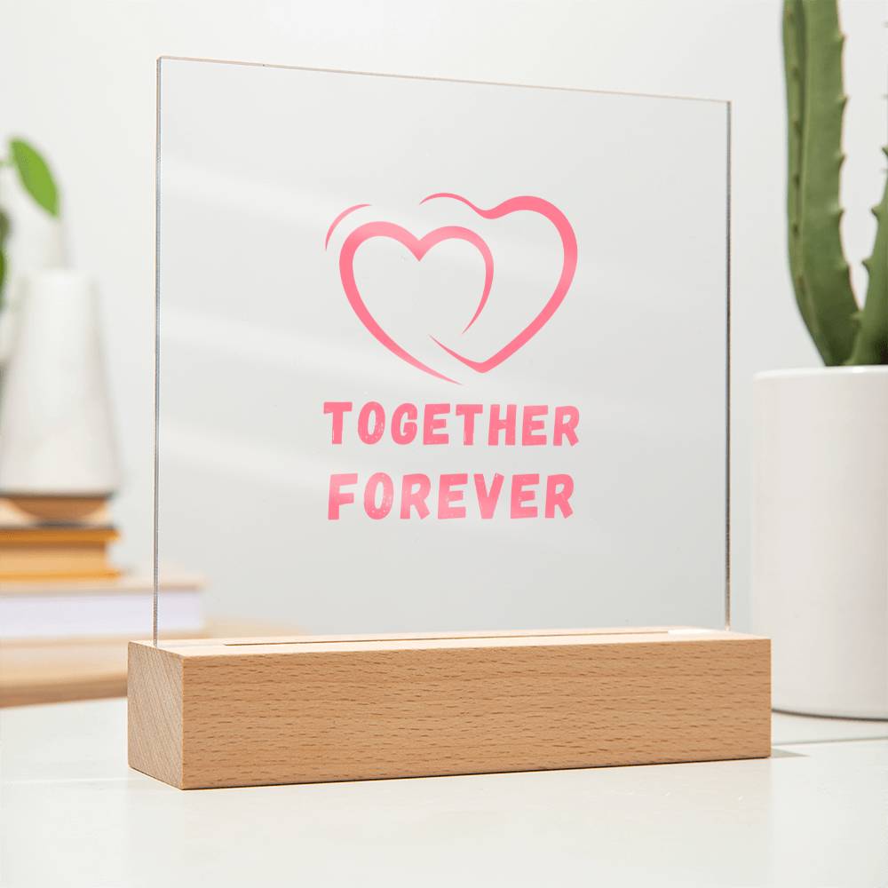 Together Forever Heart Acrylic
