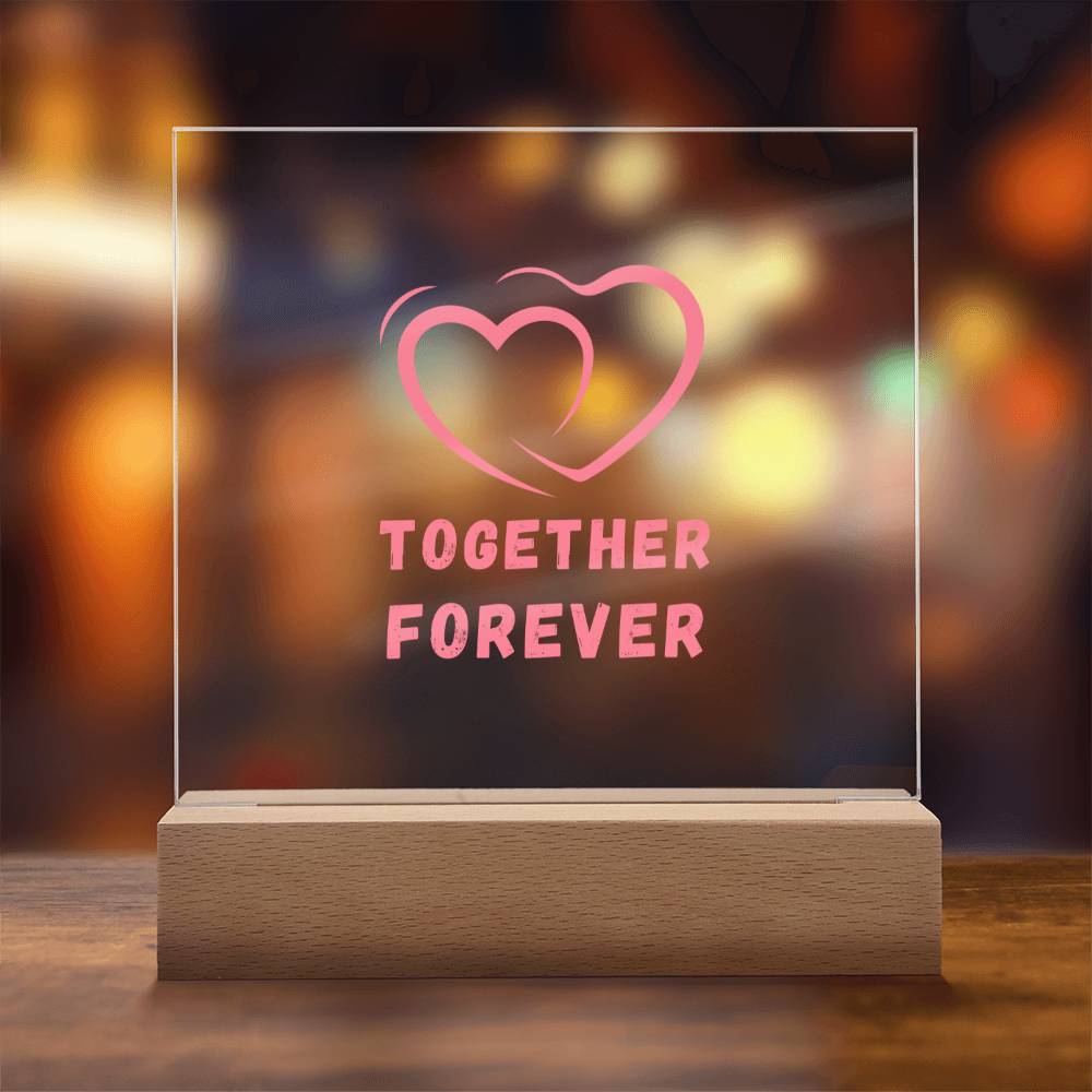 Together Forever Heart Acrylic